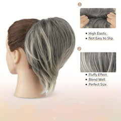 Messy Bun Hair Piece Hair Toppers For Women Straight Bun Hair Pieces