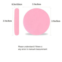 12pcs Compressed Face Cleaning Wash Puff Sponge Stick Makeup Removal Pad