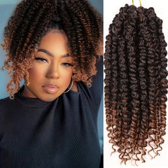 Short Crochet Passion Twist Hair 12 Strands Pre Looped