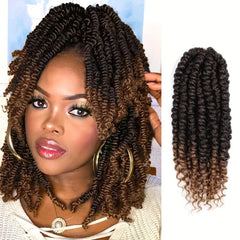 Short Crochet Passion Twist Hair 12 Strands Pre Looped
