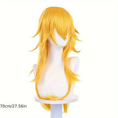 Long Spiky Wig With Bangs Synthetic Anime Cosplay Wig