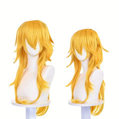 Long Spiky Wig With Bangs Synthetic Anime Cosplay Wig