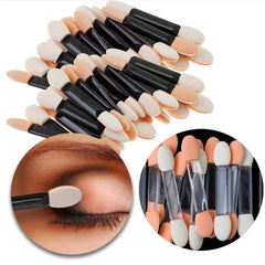 Portable Double Ended Eyeshadow Brush for Smudge Eye Makeup