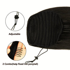 100g Human Hair Ponytail Extensions 16-26 Clip In 1 Piece