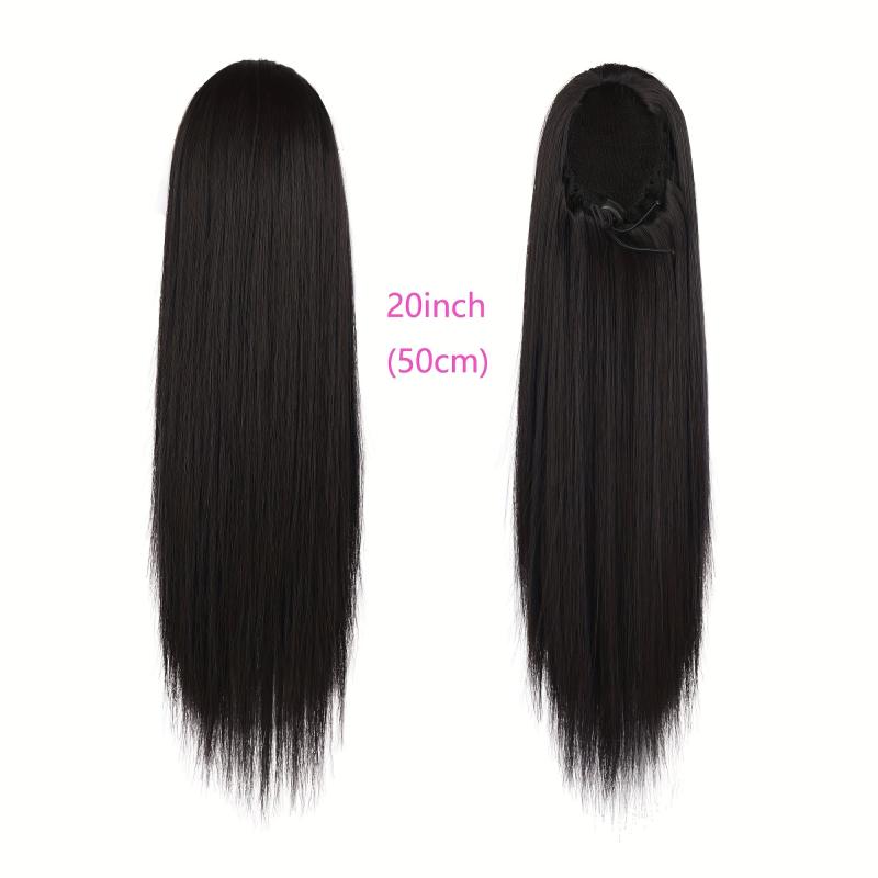 100g Human Hair Ponytail Extensions 16-26 Clip In 1 Piece
