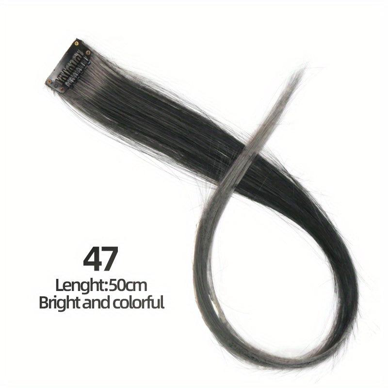 Ombre Straight Hair Extensions for Y2K Party