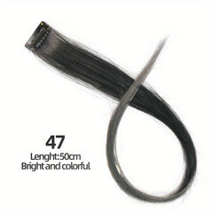 Ombre Straight Hair Extensions for Y2K Party