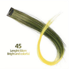 Ombre Straight Hair Extensions for Y2K Party