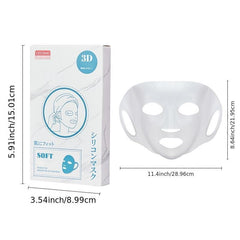 GECOMO Silicone Facial Mask Cover 3D Ear Type Anti skid Anti Dropping Fixed