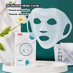 GECOMO Silicone Facial Mask Cover 3D Ear Type Anti skid Anti Dropping Fixed