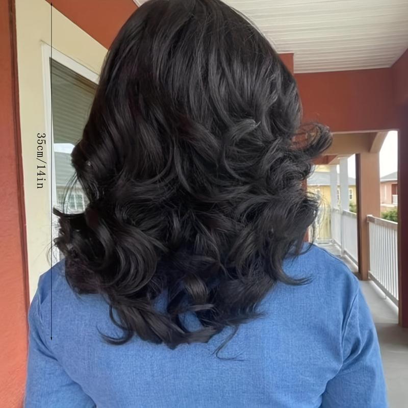 Short Bob Curly Wig No Lace Big Curly Lady Wigs
