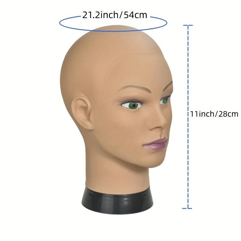 Mannequin Head for Wig Making with Clip