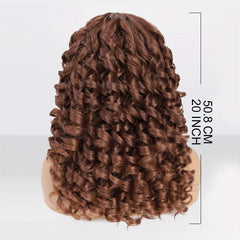 Long Curly Wavy Hair Wigs For Women 50 cm Synthetic Hair Replacement Wigs