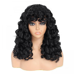 Long Curly Wavy Hair Wigs For Women 50 cm Synthetic Hair Replacement Wigs