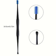 3 Colors Silicone Ear Pick Double-ended Earpick Remover Cleaner Spoon