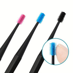 3 Colors Silicone Ear Pick Double-ended Earpick Remover Cleaner Spoon
