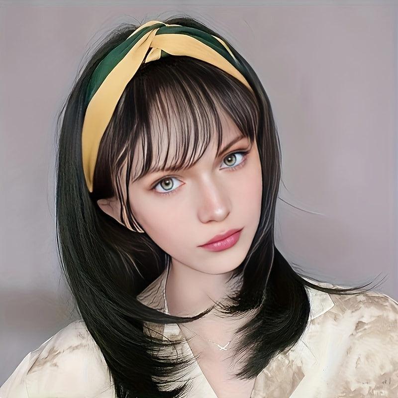 Straight Wig Hairband for Women Beginner Friendly