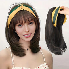 Straight Wig Hairband for Women Beginner Friendly