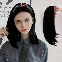 Straight Wig Hairband for Women Beginner Friendly