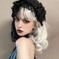 Brown Short Curly Synthetic Wig With Bangs Anime Cosplay Wig