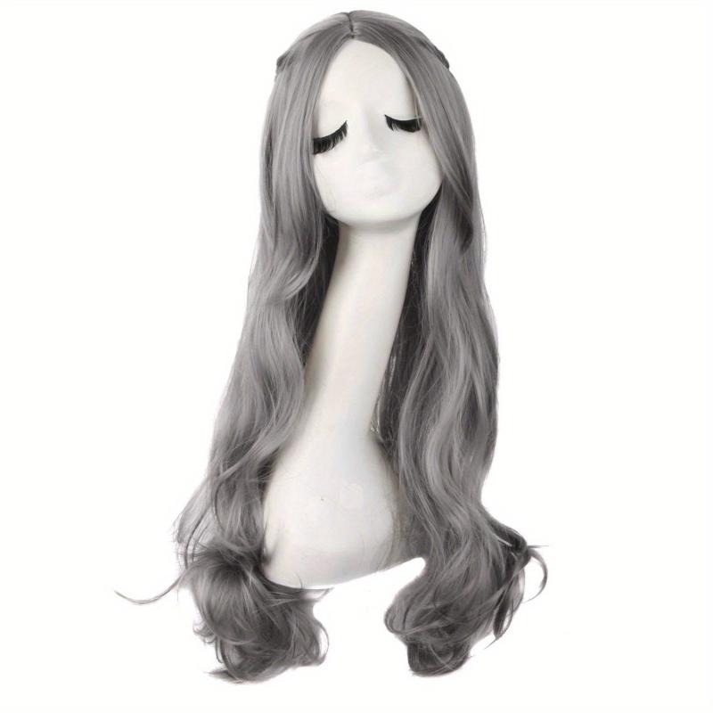 28 Inch Long Curly Wavy Hair Cosplay Wig for Halloween Party