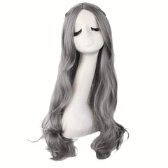 28 Inch Long Curly Wavy Hair Cosplay Wig for Halloween Party