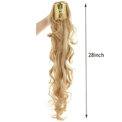 Synthetic 71 Claw Clip On Ponytail Hair Extension