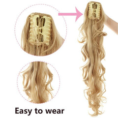 Synthetic 71 Claw Clip On Ponytail Hair Extension