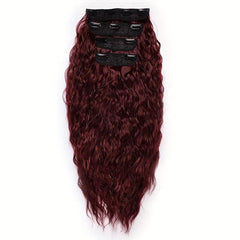 Long Wave Synthetic Hair Extensions 50 8 Cm 4Pcs Thick Hairpieces