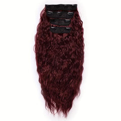 Long Wave Synthetic Hair Extensions 50 8 Cm 4Pcs Thick Hairpieces