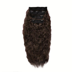 Long Wave Synthetic Hair Extensions 50 8 Cm 4Pcs Thick Hairpieces