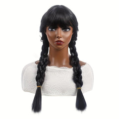Long Curly Double Ponytail Synthetic Wig for Halloween Cosplay Party