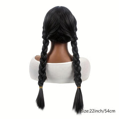Long Curly Double Ponytail Synthetic Wig for Halloween Cosplay Party