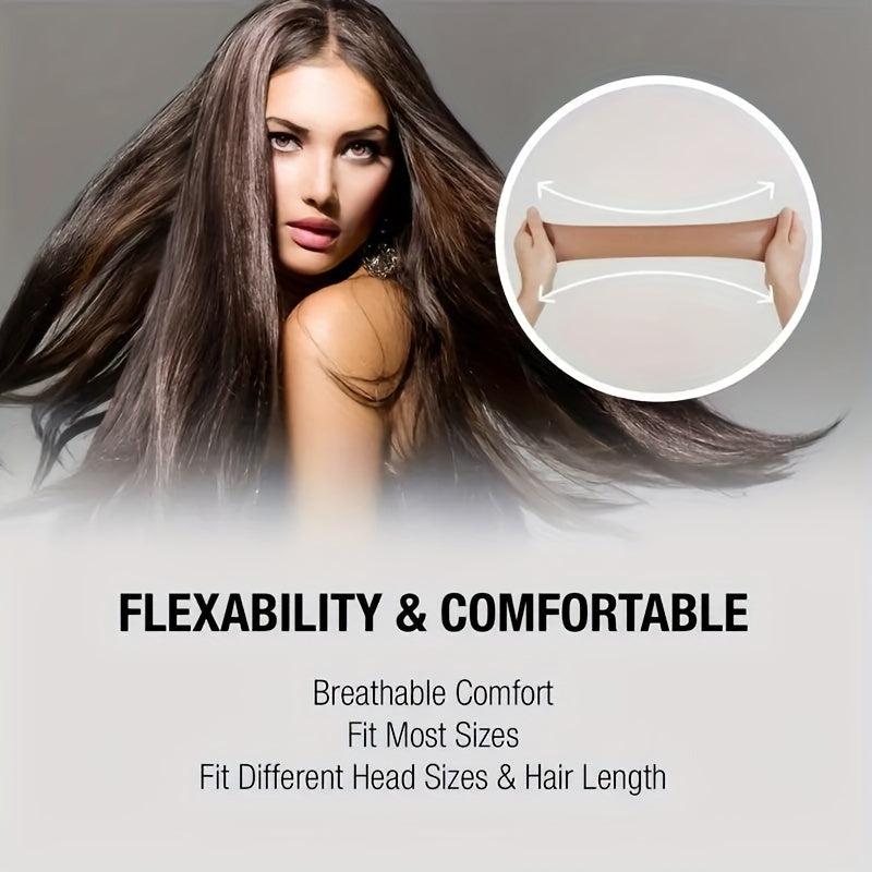 12 Pcs Nylon Wig Caps For Making Wig - Stretchy Stocking Wig Caps