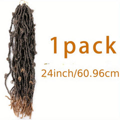 6pack 24inch Synthetic Butterfly Locs Crochet Hair