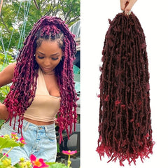 6pack 24inch Synthetic Butterfly Locs Crochet Hair