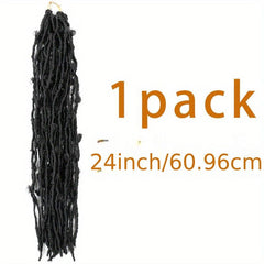 6pack 24inch Synthetic Butterfly Locs Crochet Hair