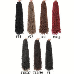 Soft Locs Crochet Hair Extensions Pre Looped 6 Packs 12Strands Pack
