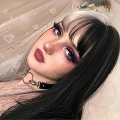 Long Straight Synthetic Wig With Bangs
