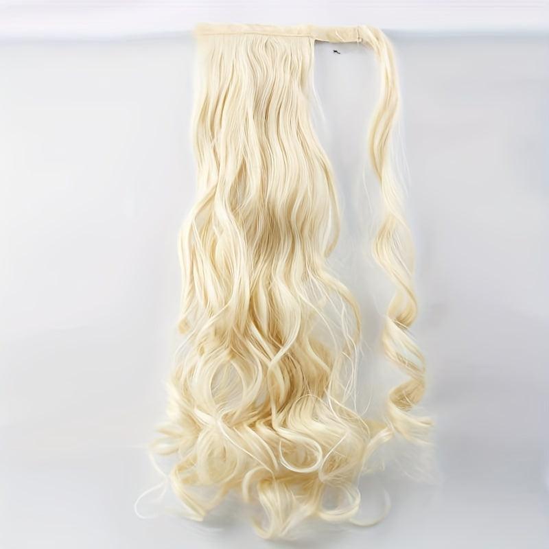 Long Curly Wavy Ponytail Extension Synthetic Hairpiece