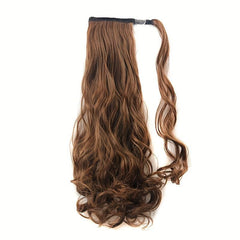 Long Curly Wavy Ponytail Extension Synthetic Hairpiece