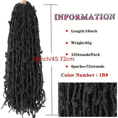 6pack Butterfly Locs Crochet Hair Extensions Distressed Locs Crochet Braids
