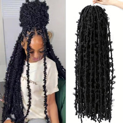6pack Butterfly Locs Crochet Hair Extensions Distressed Locs Crochet Braids