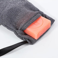 Exfoliating Soap Pouch for Body and Face Bubble Net