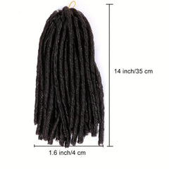 15 Strands Faux Locs Crochet Braids Hair Extensions