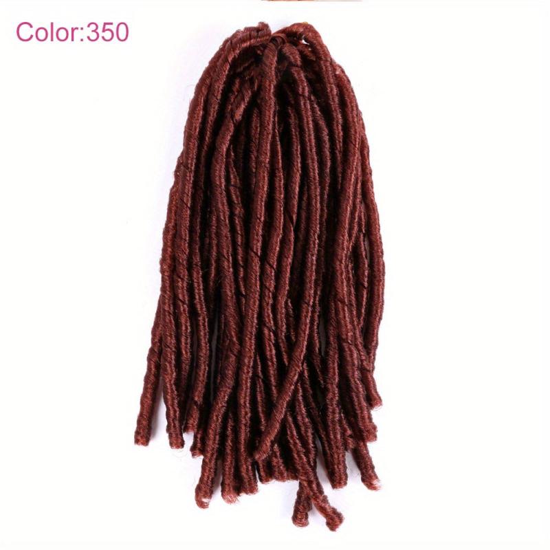 15 Strands Faux Locs Crochet Braids Hair Extensions