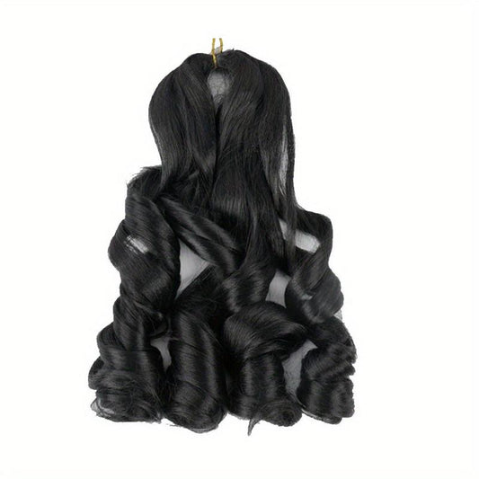 Stylish Micro Spiral Curl Braiding Hair Extensions for Loose Wave Crochet Braids