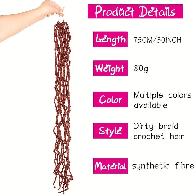 Faux Locs Crochet Hair Dreads Braids Hair Pieces