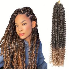Passion Hair Crochet Braids 45 72 Cm Synthetic Braiding Hair Extension 1B