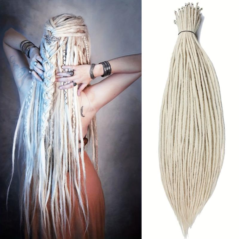 10 Strands 36 Dreadlocks Extension Soft Synthetic Crochet Hair Long Reggae Style